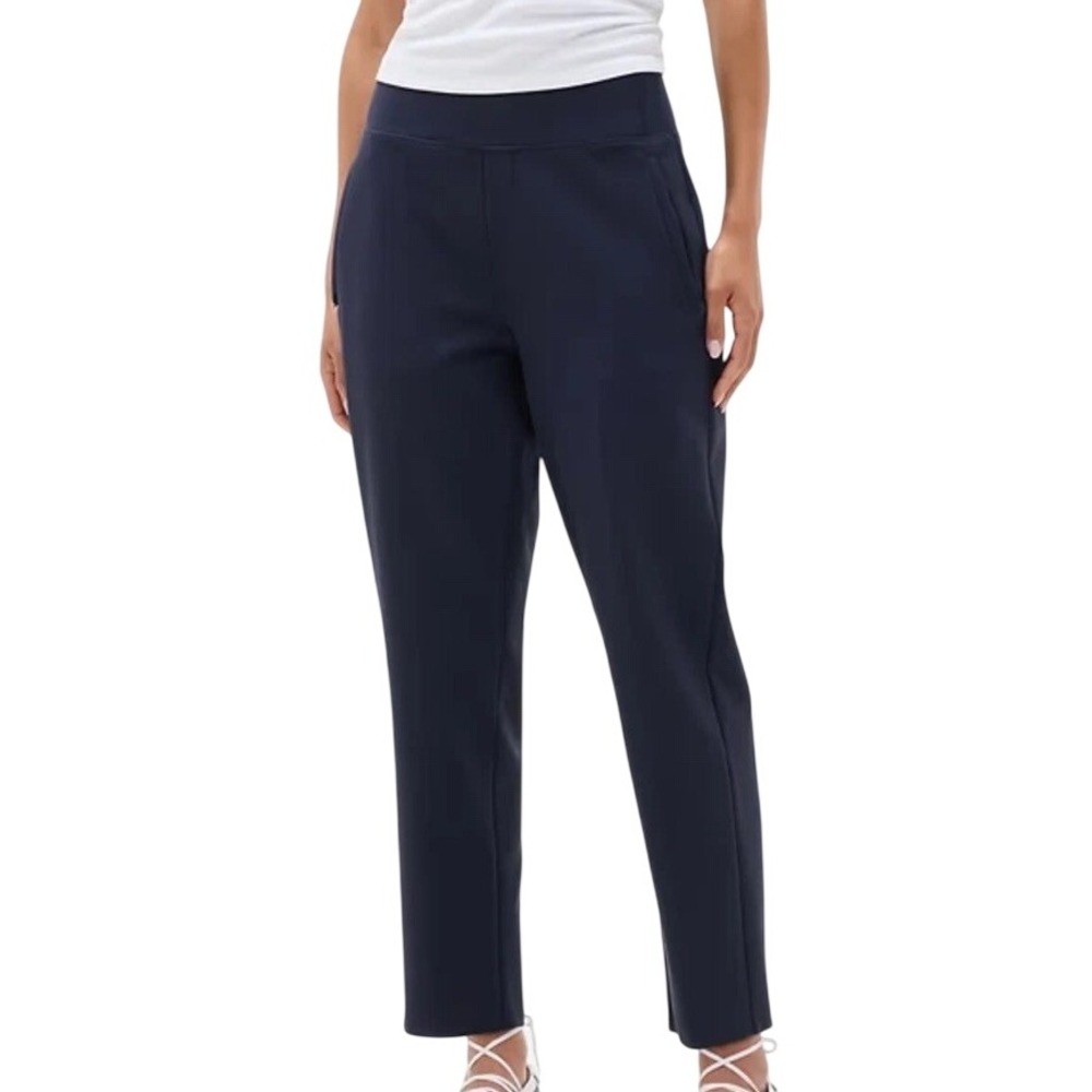 Athleta Endless High Rise Pant Navy Blue PrimaStretch Work Travel Pants Size 22